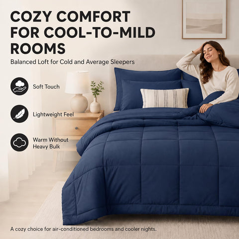 CozyLux four matching pillowcases arranged to show coordinated bedroom look