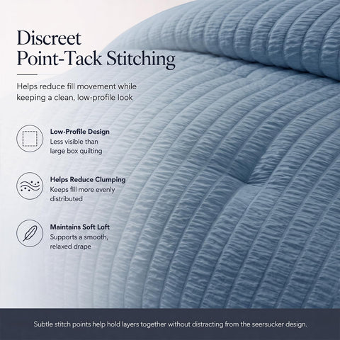 CozyLux fitted sheet pocket detail showing 14 inch depth that stays snug