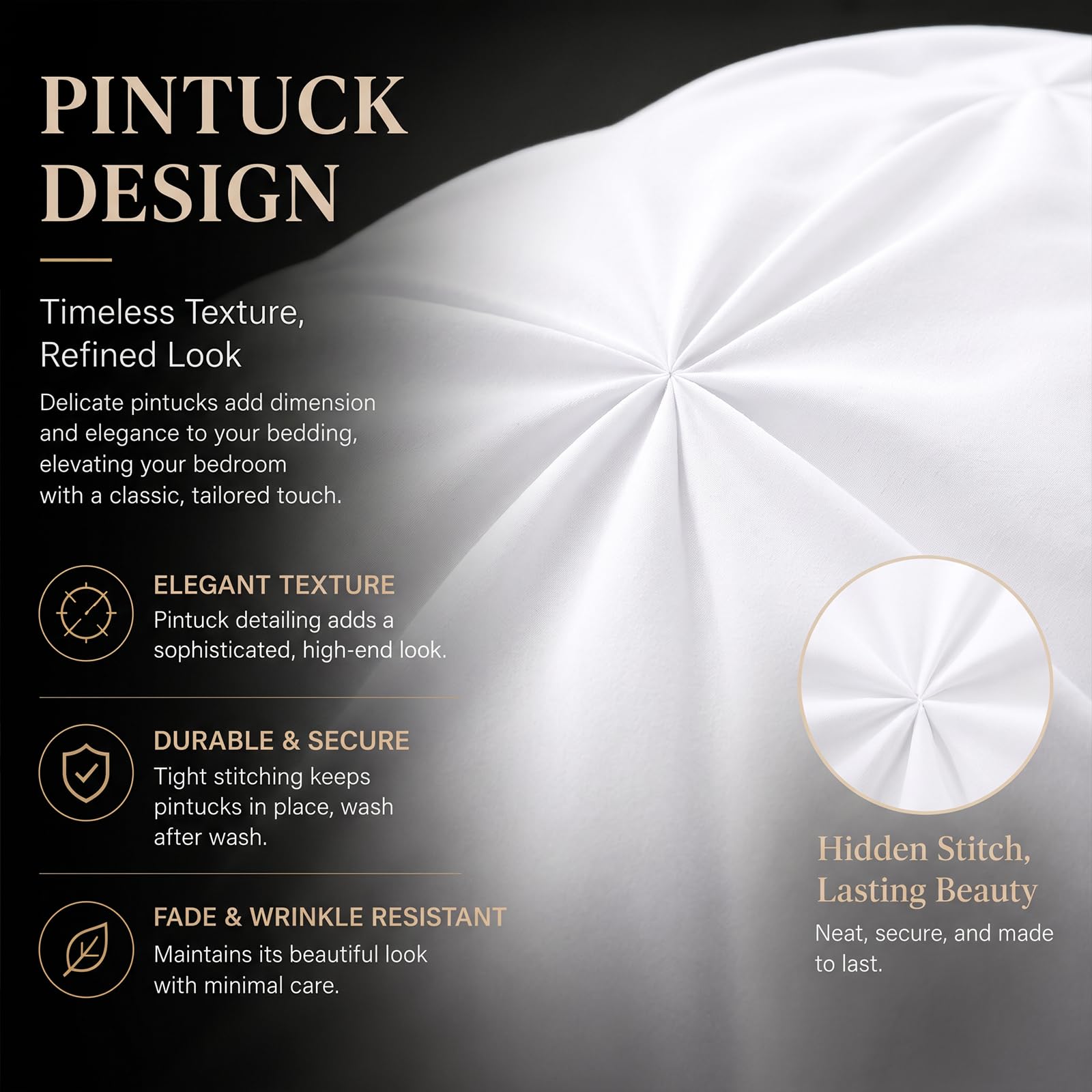 CozyLux fitted sheet corner and 14-inch pocket showing secure mattress fit
