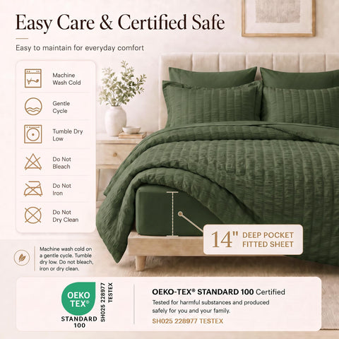 CozyLux sheet fabric and stitching detail demonstrating soft brushed microfiber comfort