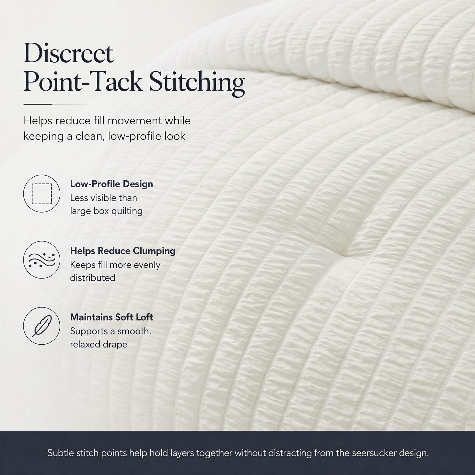 CozyLux flat lay of sheets, shams and comforter illustrating coordinated set pieces