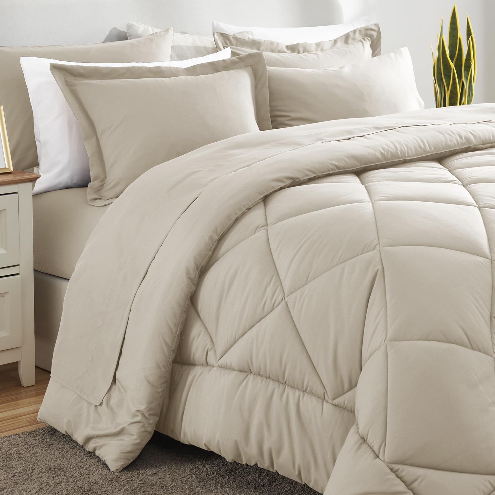 CozyLux size comparison with ruler showing accurate 88x88 inch comforter fit