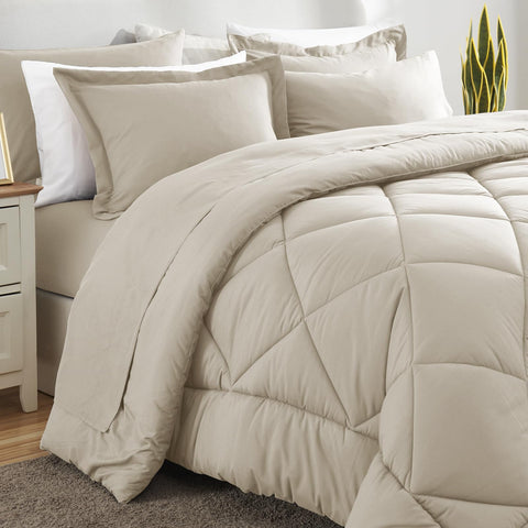 CozyLux size comparison with ruler showing accurate 88x88 inch comforter fit
