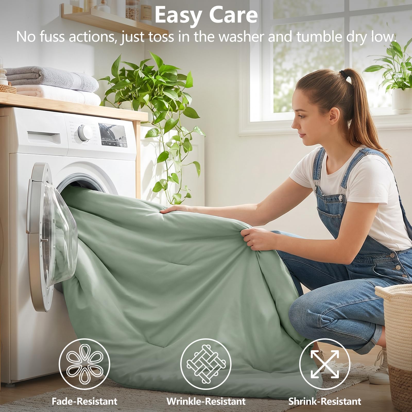CozyLux vacuum-packed bedding bundle compact for efficient shipping