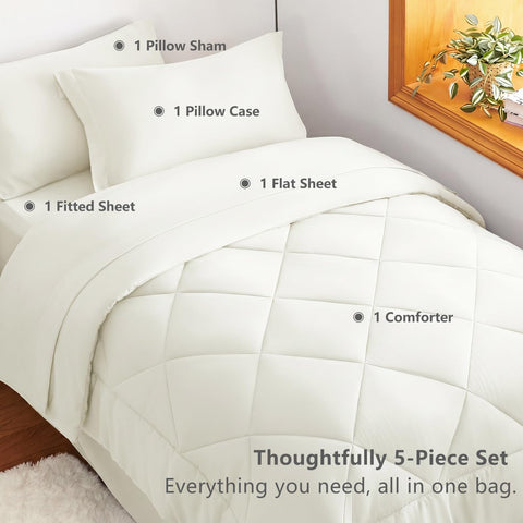 CozyLux vacuum-sealed packaging for compact shipping convenience