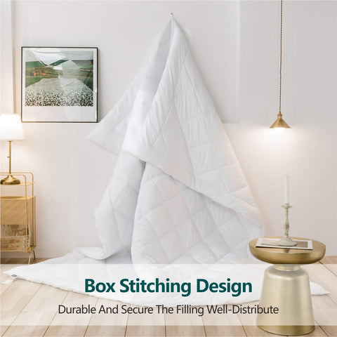 Cozynight corner loop and piped edge detail for secure duvet anchoring
