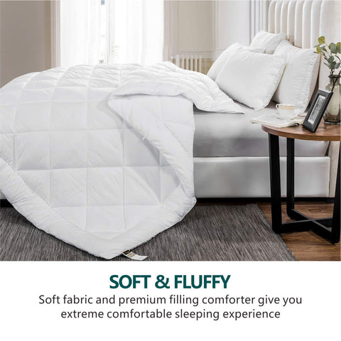 Cozynight diamond stitch detail highlighting stable fill distribution and lasting loft
