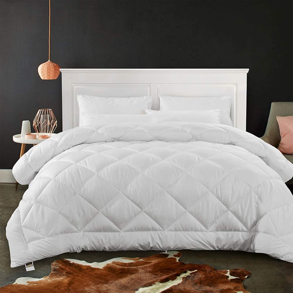 Cozynight front full view showing clean white finish and queen size comfort