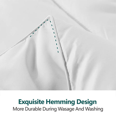 Cozynight in-bed lifestyle photo showing cozy layered bedding and comfort benefit