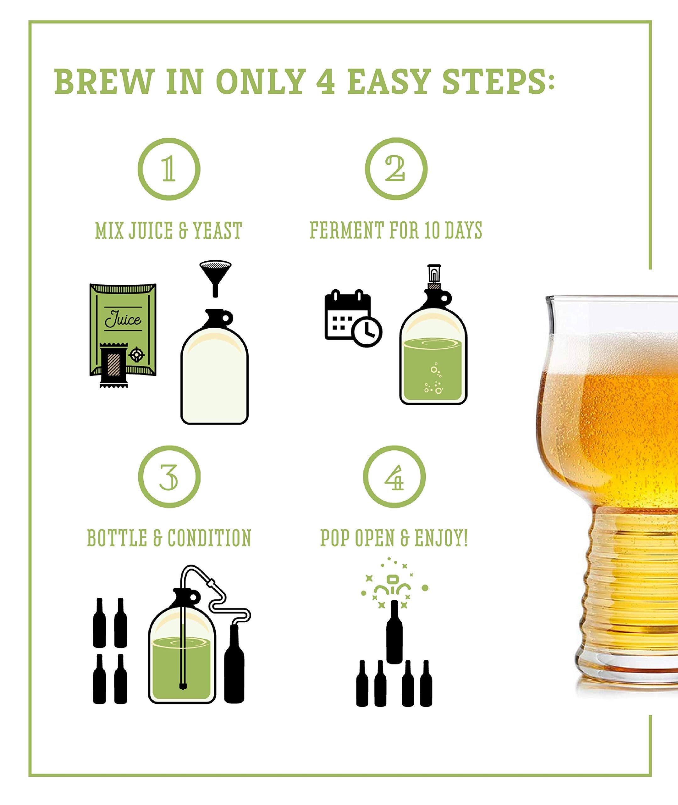 Craft A Brew airlock and rubber stopper ensuring controlled fermentation