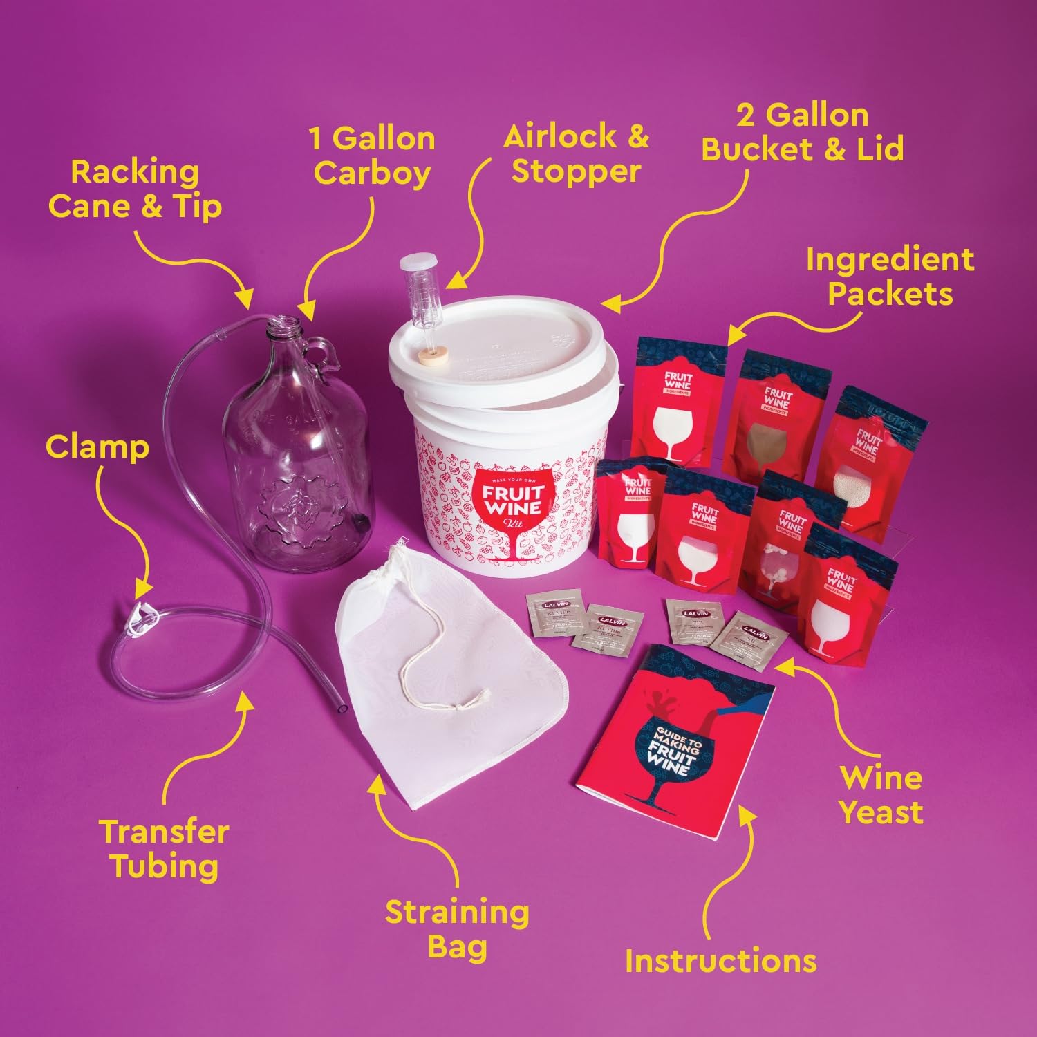 Craft A Brew gear layout with fermenters and accessories for reliable brewing