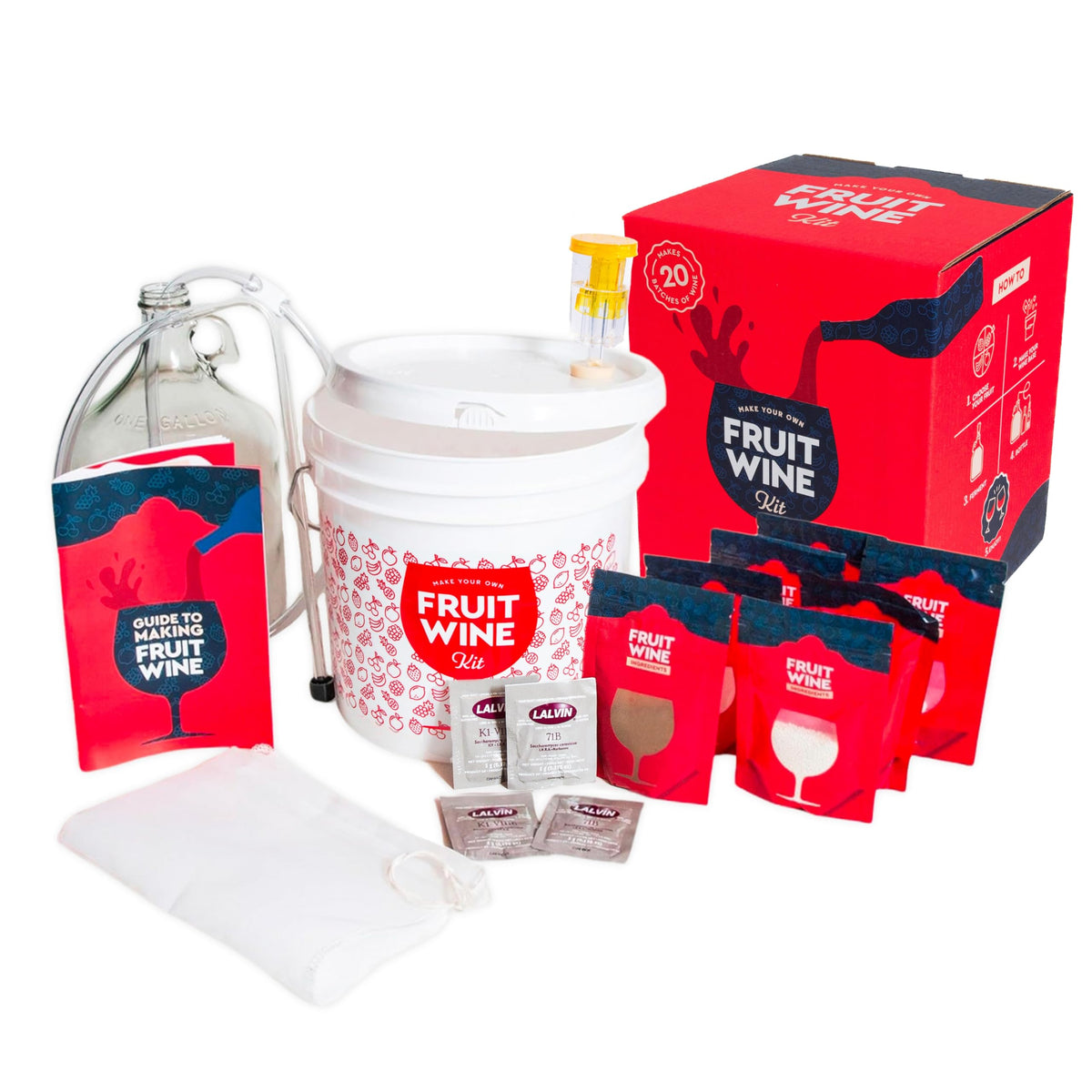 Craft A Brew front packaging showing kit and included items for easy startup