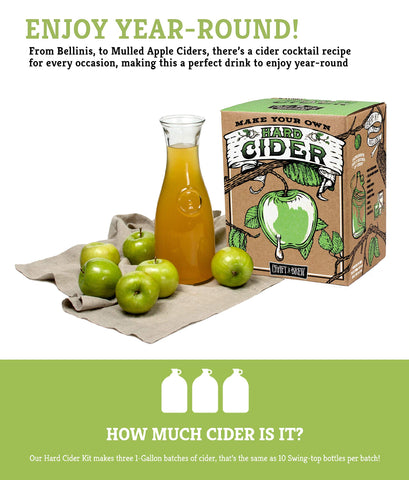 Craft A Brew glass carboy close-up for safe fermentation