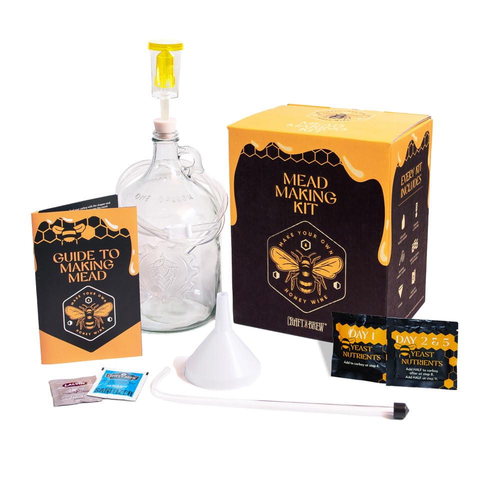 Craft A Brew front packaging showing complete mead kit and benefits
