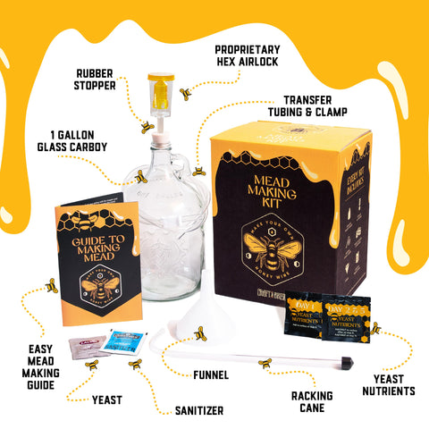 Craft A Brew racking cane and transfer tubing for clean bottling
