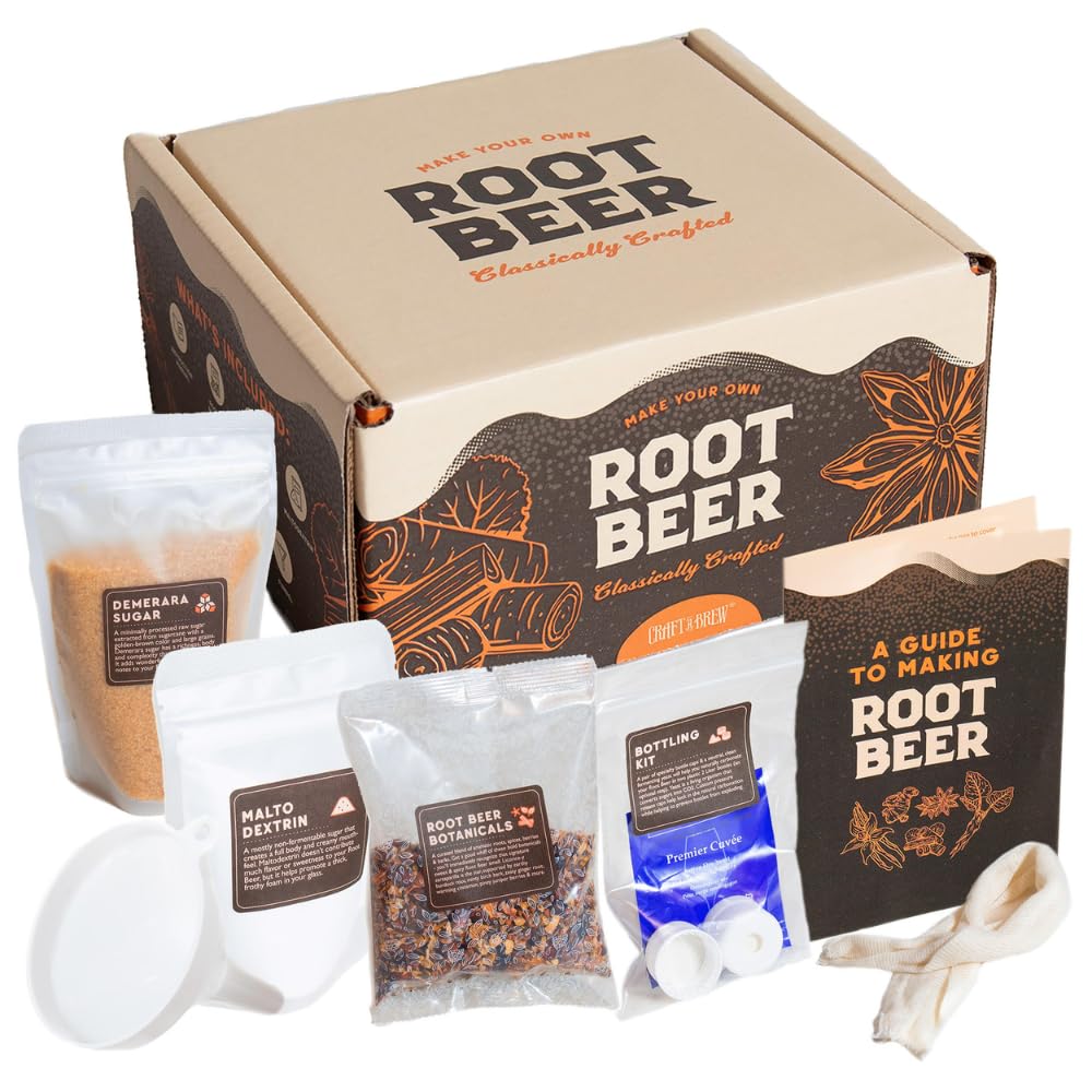 Craft A Brew front packaging showing kit contents and clear benefits