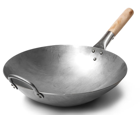 Craft Wok front view round-bottom showing even heat distribution benefit
