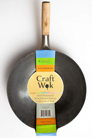 Craft Wok packaging with seasoning instructions for easy setup and care