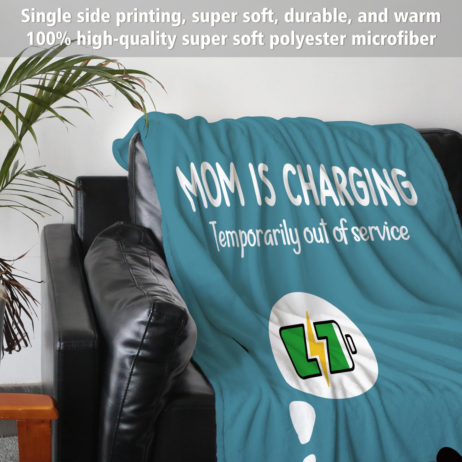 Craftique lifestyle shot of mom relaxing with blanket showing comfort and joy