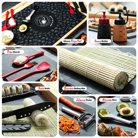 CraftZee bazooka roller close-up demonstrating fast, uniform sushi roll creation