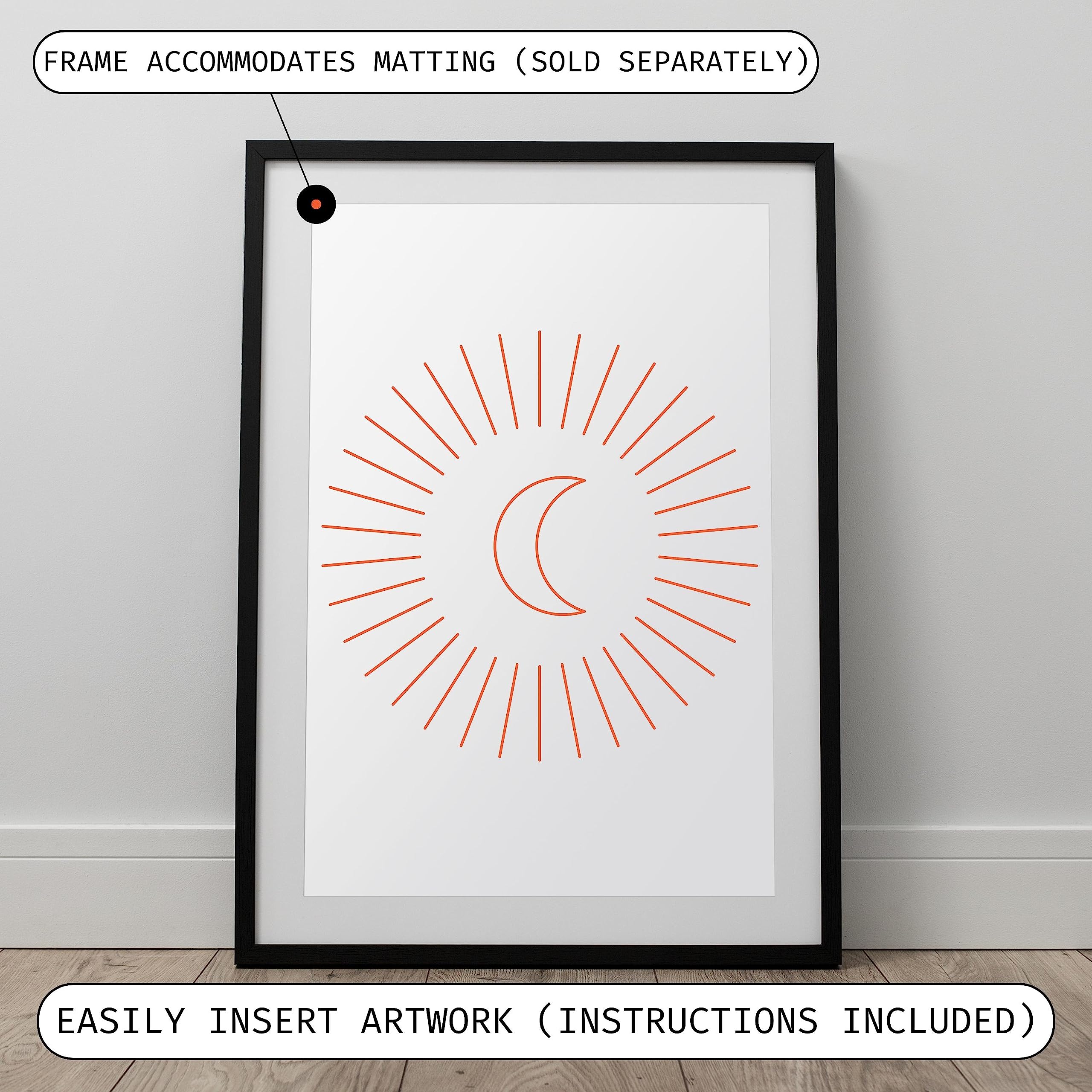 Craig Frames acrylic close-up showing clarity and lightweight protection benefit