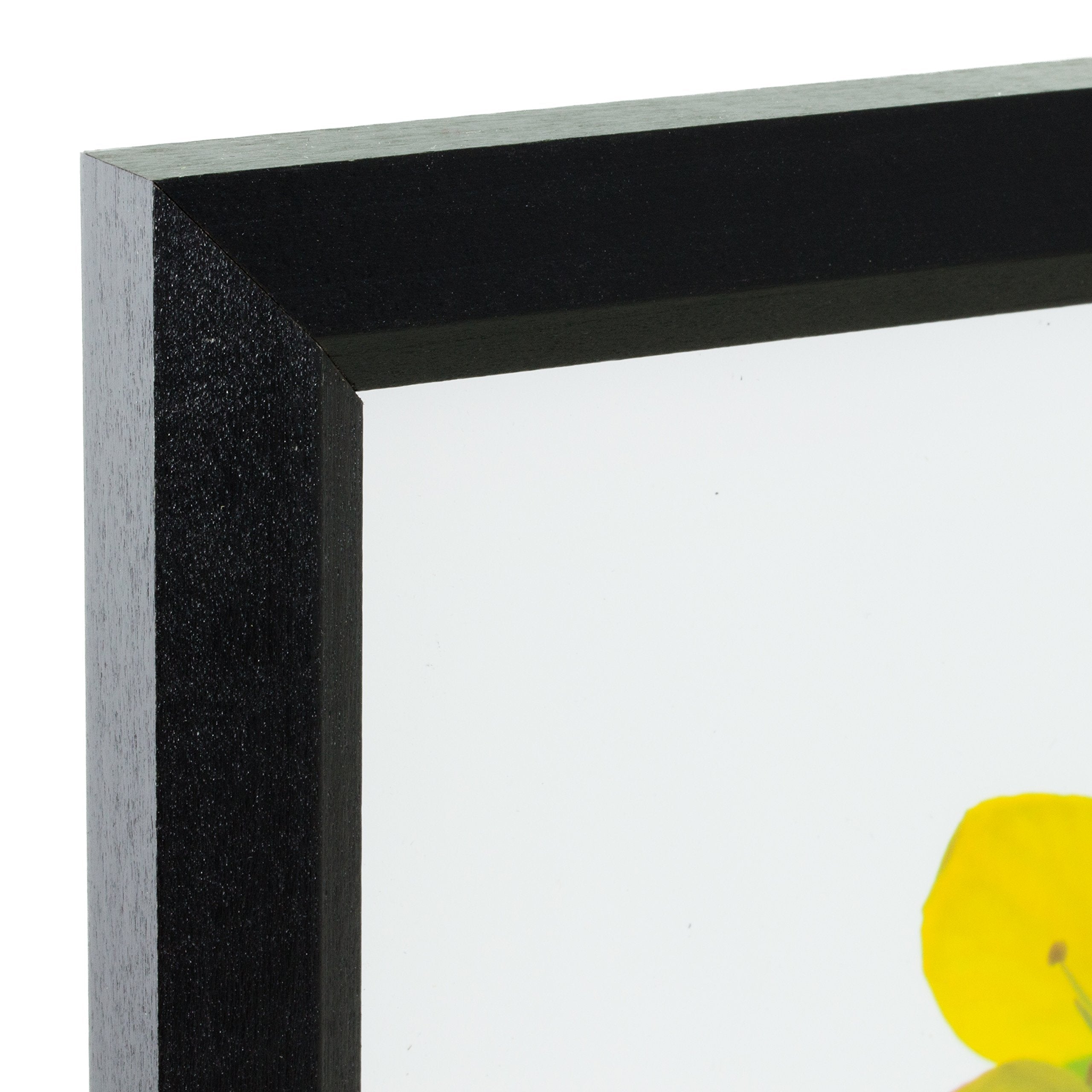 Craig Frames next to person to show scale and easy wall placement benefit