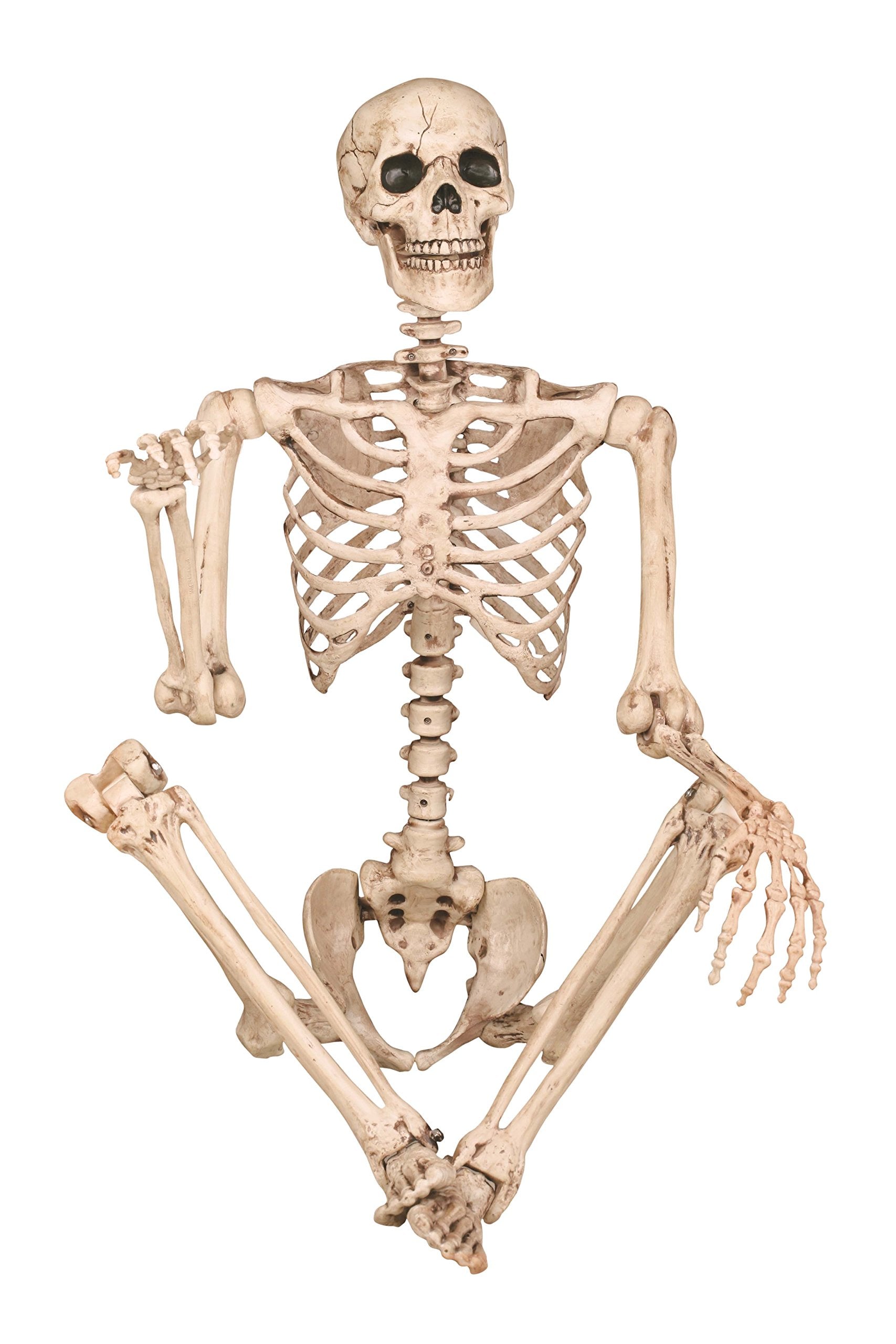 Crazy Bonez full-body side profile demonstrating realistic bone detail