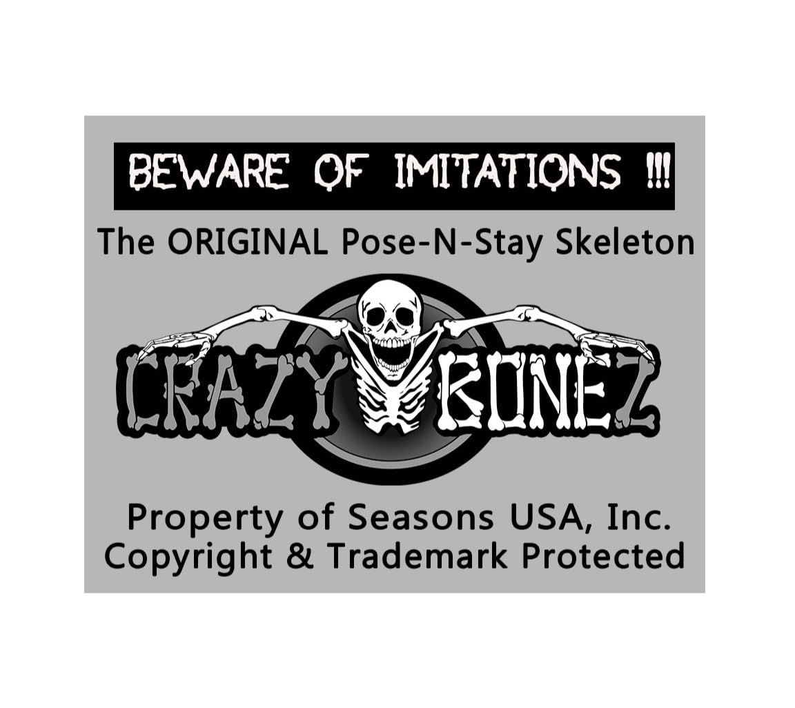 Crazy Bonez knee joint detail showing locking mechanism for stable poses