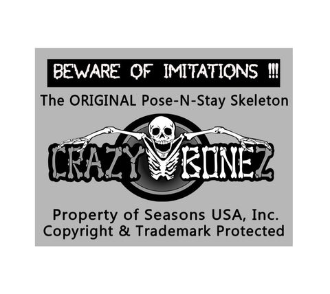 Crazy Bonez knee joint detail showing locking mechanism for stable poses