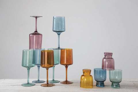 Creative Co-Op close-up of glass detail highlighting refined texture and clarity