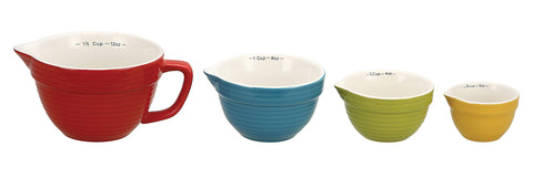 Creative Co-Op close-up of interior cup and ounce markings for accurate measuring benefit