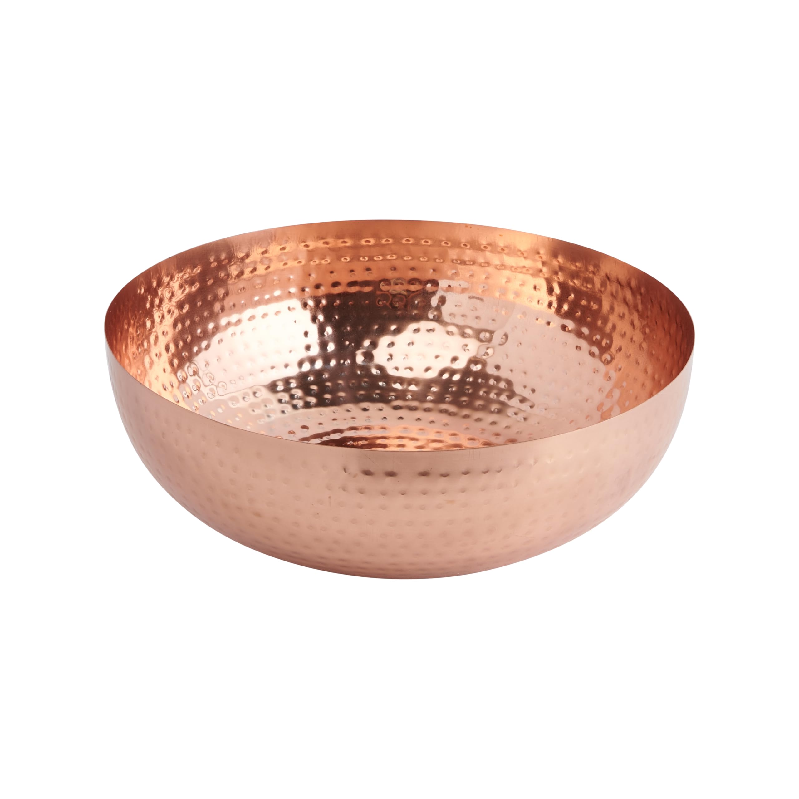 Creative Co-Op front view of copper bowl showcasing elegant serveware