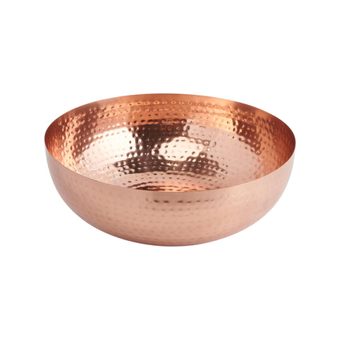 Creative Co-Op front view of copper bowl showcasing elegant serveware