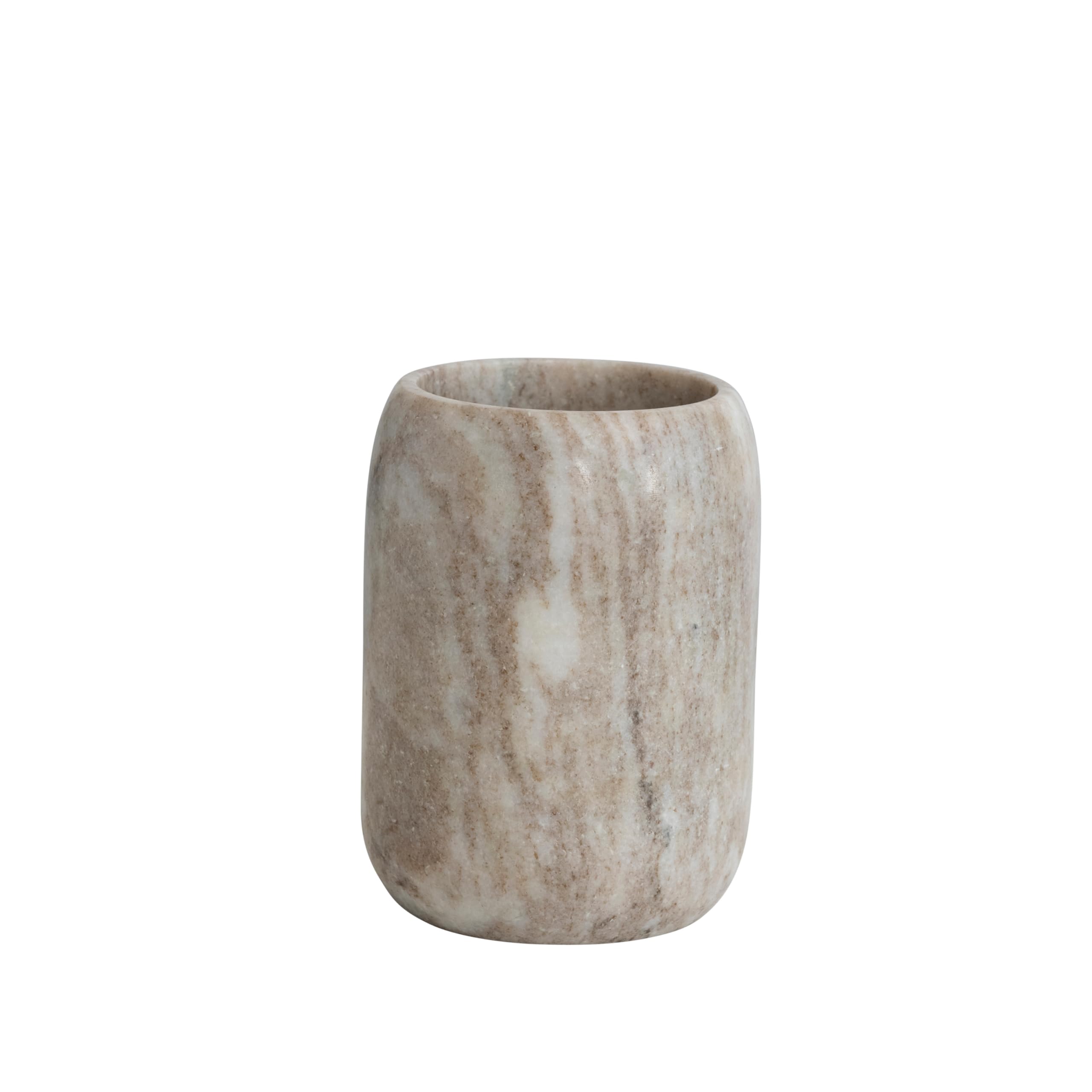 Creative Co-Op label close-up showing food-safe marble marking and material clarity