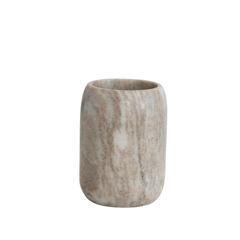 Creative Co-Op label close-up showing food-safe marble marking and material clarity