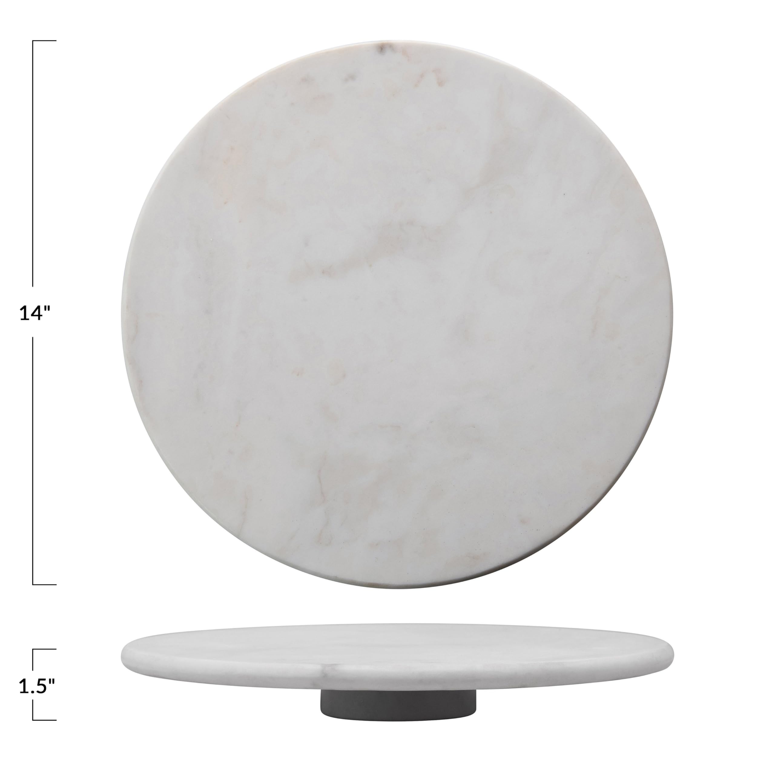 Creative Co-Op side view of rotating base showing smooth spin and stable support