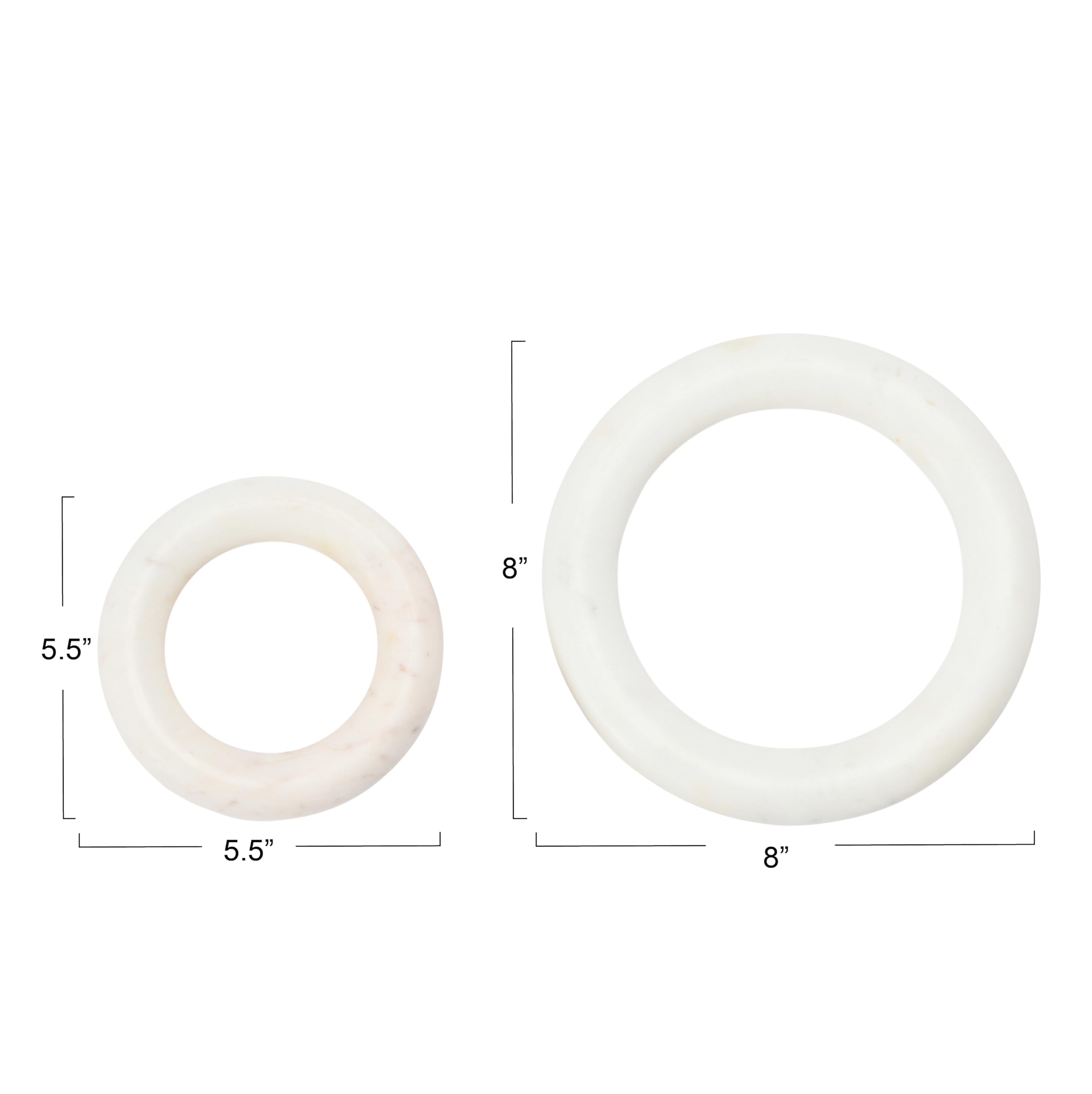 Creative Co-Op marble trivet edge close-up showing thickness and heat-resistance benefit