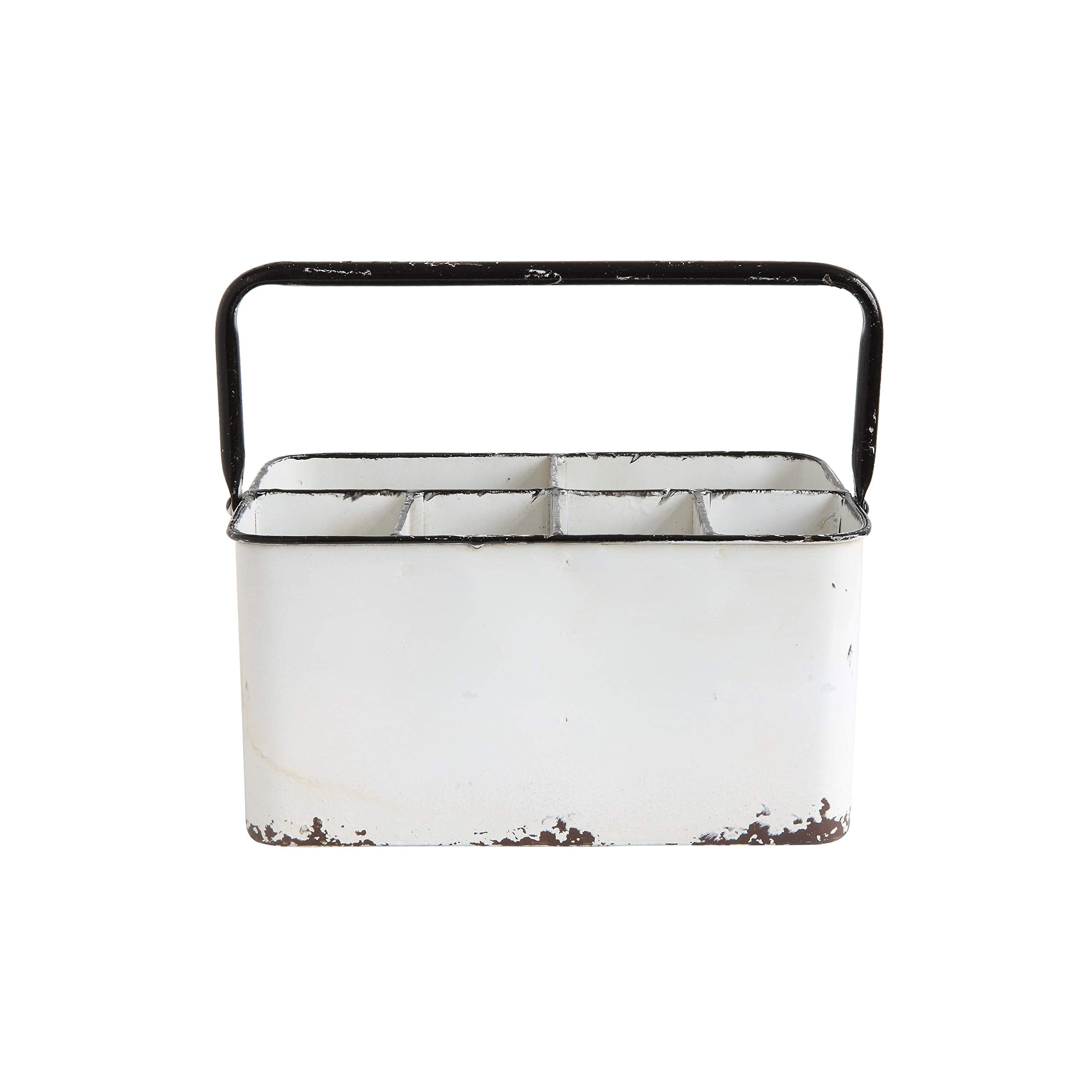 Creative Co-Op caddy on kitchen countertop providing stylish organization