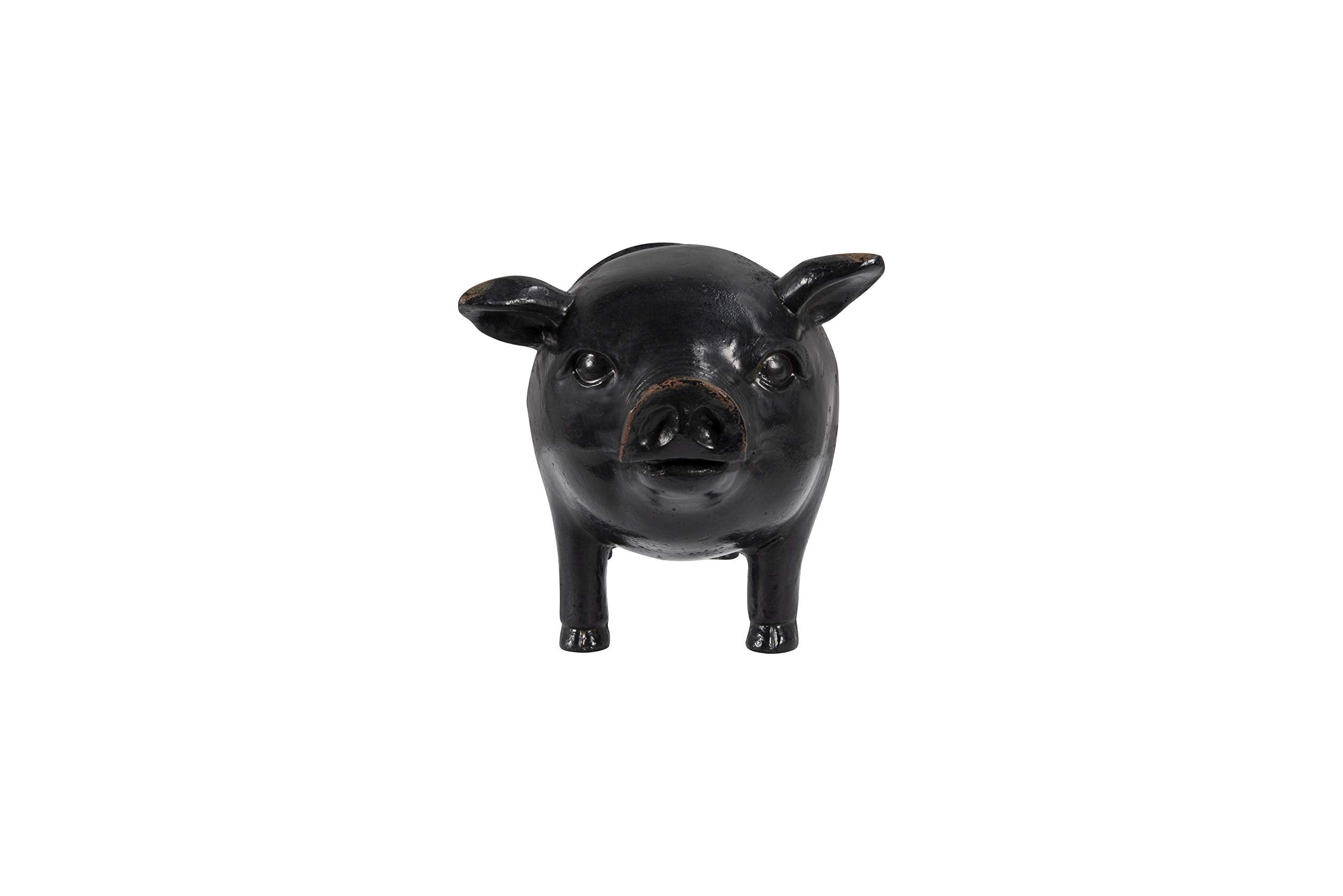 Creative Co-Op pig holder scale comparison with roll showing compact footprint and fit
