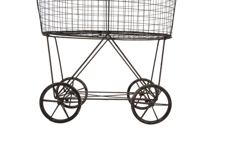 Creative Co-Op side profile with handle detail for convenient lifting benefit