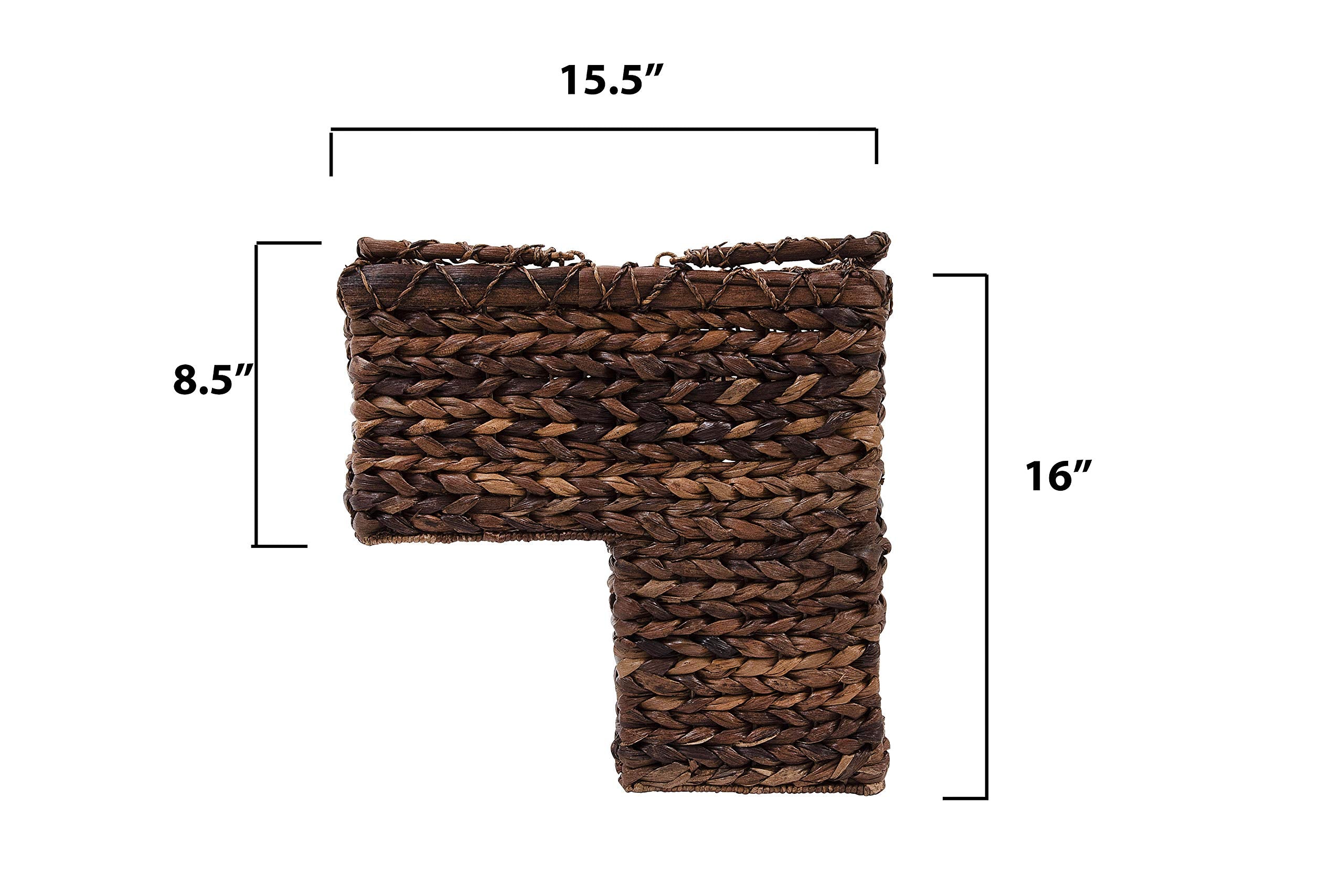 Creative Co-Op close-up of BacBac leaf weave highlighting texture and durable look