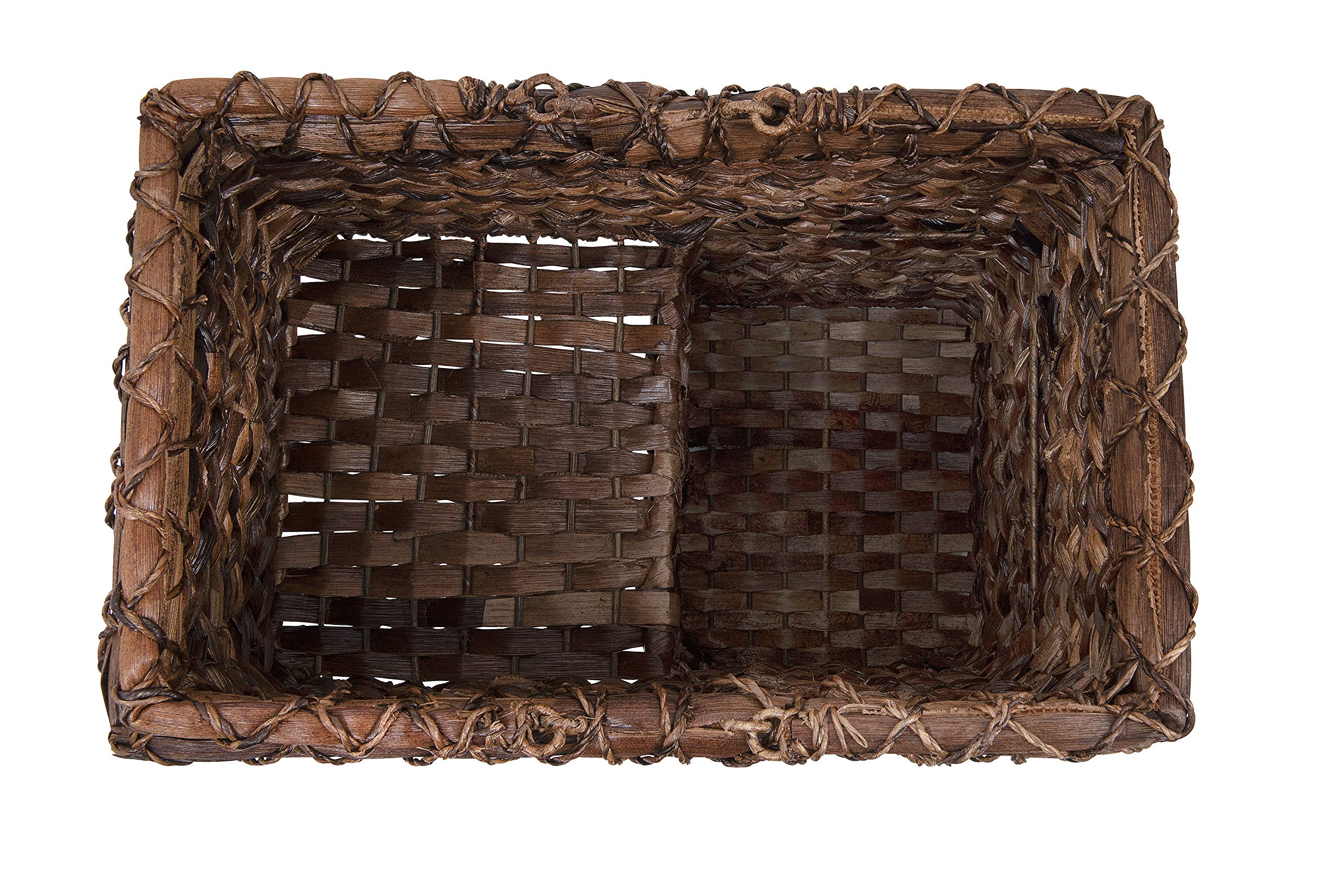 Creative Co-Op side profile showing basket depth and stable wire frame support
