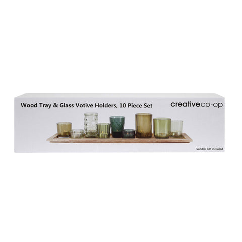 Creative Co-Op set used as dining centerpiece to enhance table atmosphere