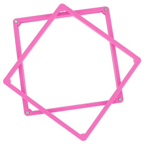 Creative Cookier Stencil Genie magnet close-up highlighting bonded neodymium magnets and stronger hold benefit