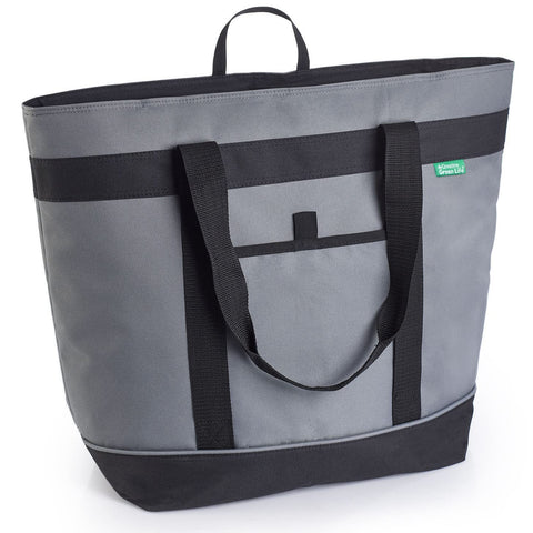Creative Green Life front view jumbo cooler gray showing roomy capacity benefit