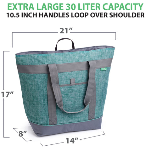 Creative Green Life close-up of leak-resistant liner and welded seams for easy cleaning
