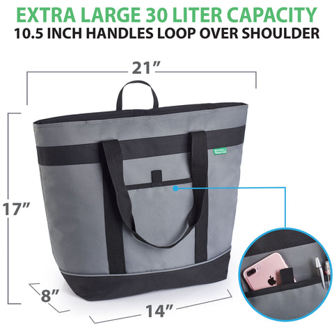 Creative Green Life top-open interior reveals thermal foam and organized storage benefit