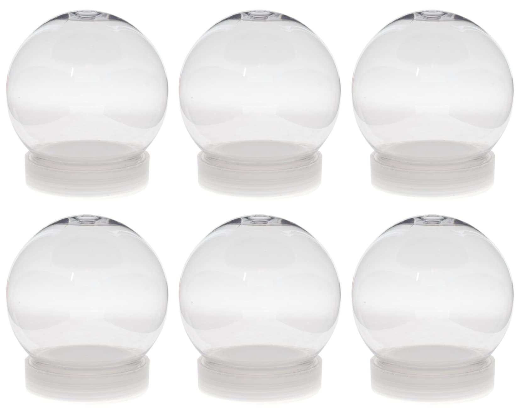 Creative Hobbies front-packaging showing six clear globes and instructions, perfect for craft projects