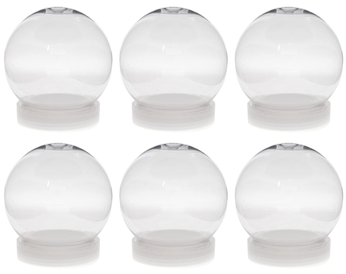 Creative Hobbies front-packaging showing six clear globes and instructions, perfect for craft projects