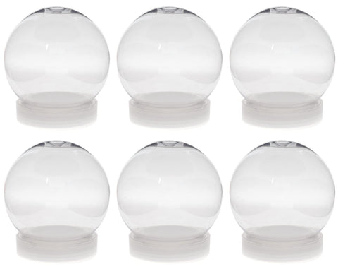 Creative Hobbies front-packaging showing six clear globes and instructions, perfect for craft projects